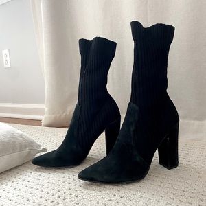 Dolce Vida sock bootie sz 7.5 with black stretch elastic upper